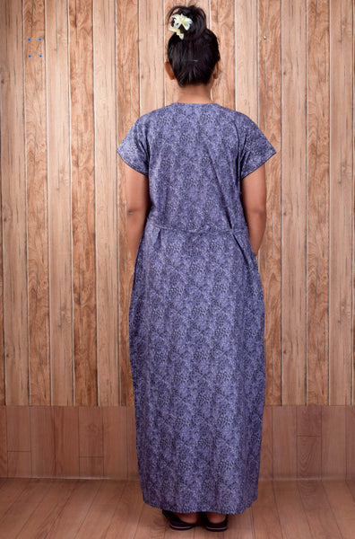 CLYMAA Pure Cotton Nighty/Full Open Nighty/Patient Nighty/Feeding Nighty/Multi Purpose Night