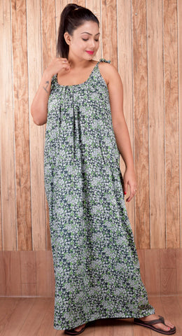 CLYMAA Pure Cotton Sleeveless Nighty/Multi Purpose Nighty/Patient Nighty