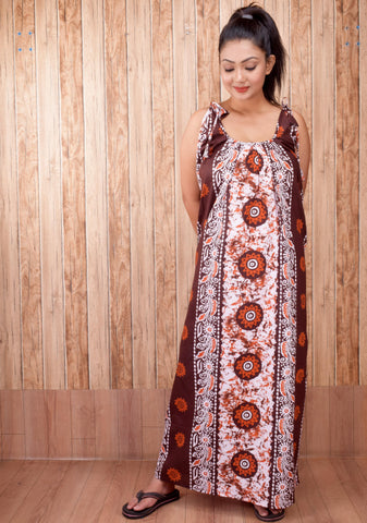 CLYMAA Pure Cotton Sleeveless Nighty/Multi Purpose Nighty/Patient Nighty