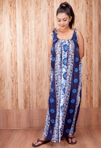CLYMAA Pure Cotton Sleeveless Nighty/Multi Purpose Nighty/Patient Nighty