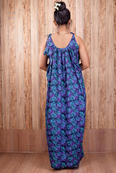 CLYMAA Pure Cotton Sleeveless Nighty/Multi Purpose Nighty/Patient Nighty