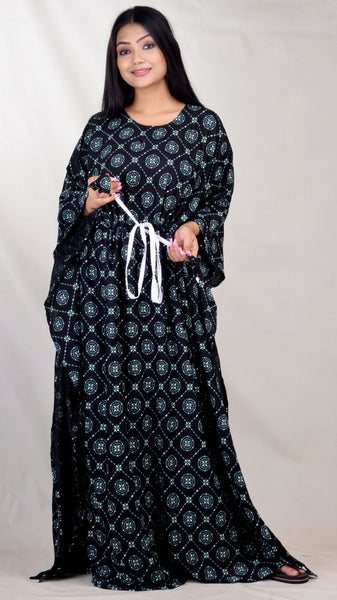 CLYMAA Women Long Plus Size (80 Garment Chest) Kaftan/Kaftan Nighty/ Beach Kaftan (Fit 4XL to 8XL Size)