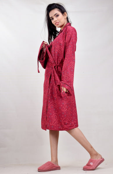 CLYMAA Women's Lightweight Housecoat/ Robe/ Nightgown (Size XL & XXL) -Your Comfort is our Pride