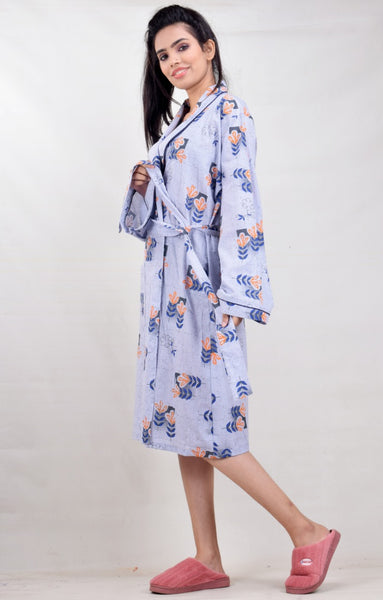 CLYMAA Women's Lightweight Housecoat/ Robe/ Nightgown (Size XL & XXL) -Your Comfort is our Pride