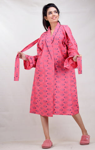 CYMAA Women's Lightweight Housecoat/ Robe/ Nightgown (Size XL & XXL) -Your Comfort is our Pride