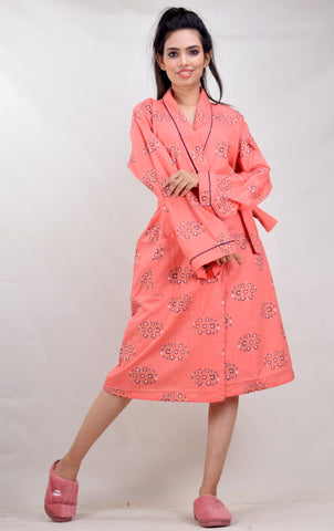 CYMAA Women's Lightweight Housecoat/ Robe/ Nightgown (Size XL & XXL) -Your Comfort is our Pride