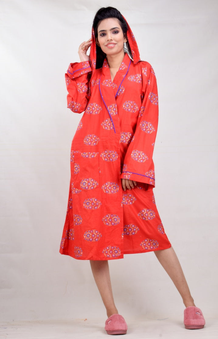 CYMAA Women's Lightweight Housecoat/ Robe/ Nightgown (Size XL & XXL) -Your Comfort is our Pride