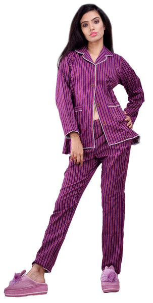CLYMAA Women Exclusive Winter Wool Blend Night Suit Set ( S to XL )
