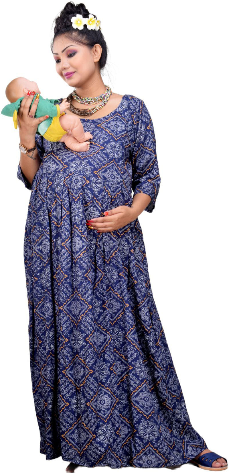 Maternity Summer Dresses Women's Ruffle Solid Sexy Casual Sundress Pregnancy  Clothes, Pregnancy clothes, Pregnancy wear, Maternity fashion - My Online  Collection Store, Bengaluru | ID: 2851553370473