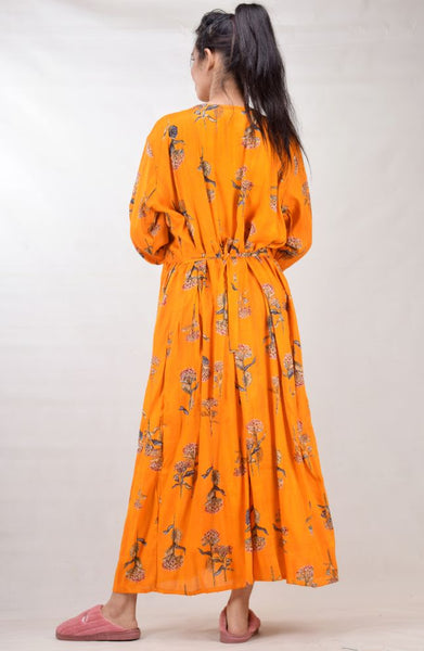 CLYMAA Woman Rayon Cotton Maternity Gown/Maternity wear/Feeding gown Sizes L to 3XL (FEEDINGR2126005Y)