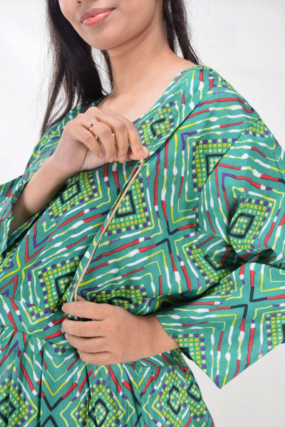 CLYMAA Woman Rayon Cotton Maternity Gown/Maternity wear/Feeding gown Sizes L to 3XL (FEEDINGR2126006G)