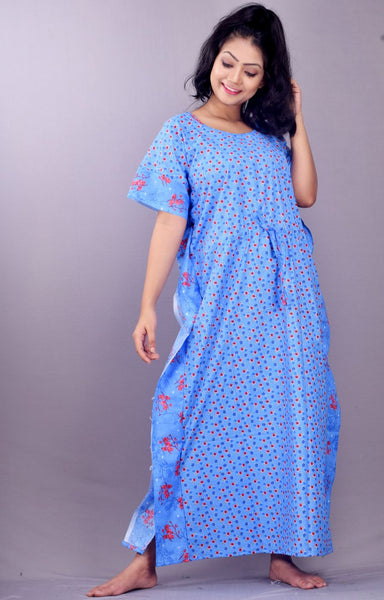 CLYMAA Women's Exclusive Free / XXL Size Kaftan/ Kaftan Nighty / Night Gown