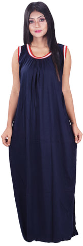 Summer Special Nighty / Night gown ( Navy )