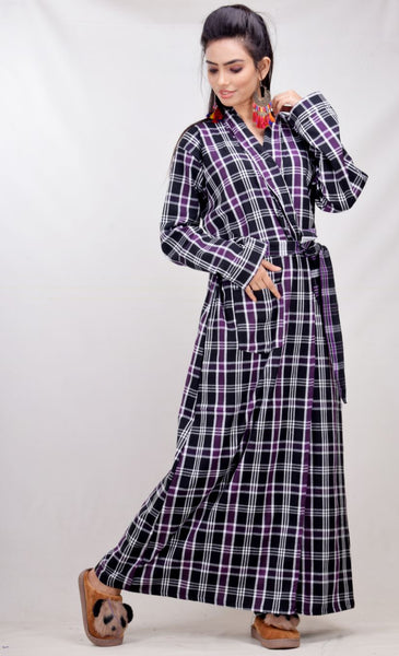 CLYMAA® Women's Winter Premium Quality Cashmillon Robe/Housecoat/Night Gown-Beat the Winter in Style