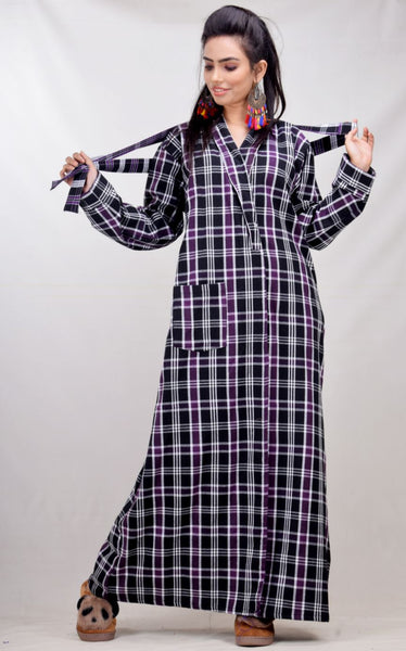 CLYMAA® Women's Winter Premium Quality Cashmillon Robe/Housecoat/Night Gown-Beat the Winter in Style