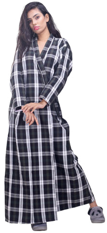 CLYMAA Women Winter Wool Blend Robe/Housecoat/Night Gown