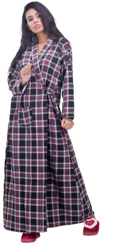 CLYMAA Women Winter Wool Blend  Robe/Housecoat/Night Gown