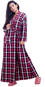 CLYMAA Women Winter Wool Blend L / XL /XXL Robe/Housecoat/Night Gown