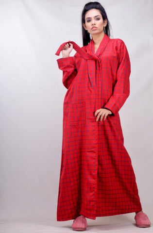 CLYMAA® Women's Winter Premium Quality Cashmillon  Robe/Housecoat/Night Gown-Beat the Winter in Style
