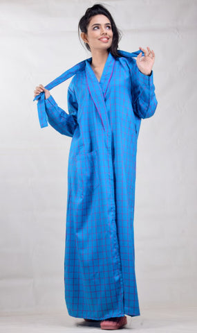 CLYMAA Winter Warm Night wear/Housecoat/Robe/ Maternity Nighty -Surprise your loved one (WHCEX21325005SBPK)