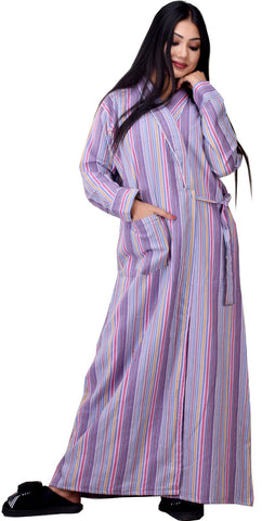 CLYMAA Women Winter Wool Blend L / XL /XXL Robe/Housecoat/Night Gown