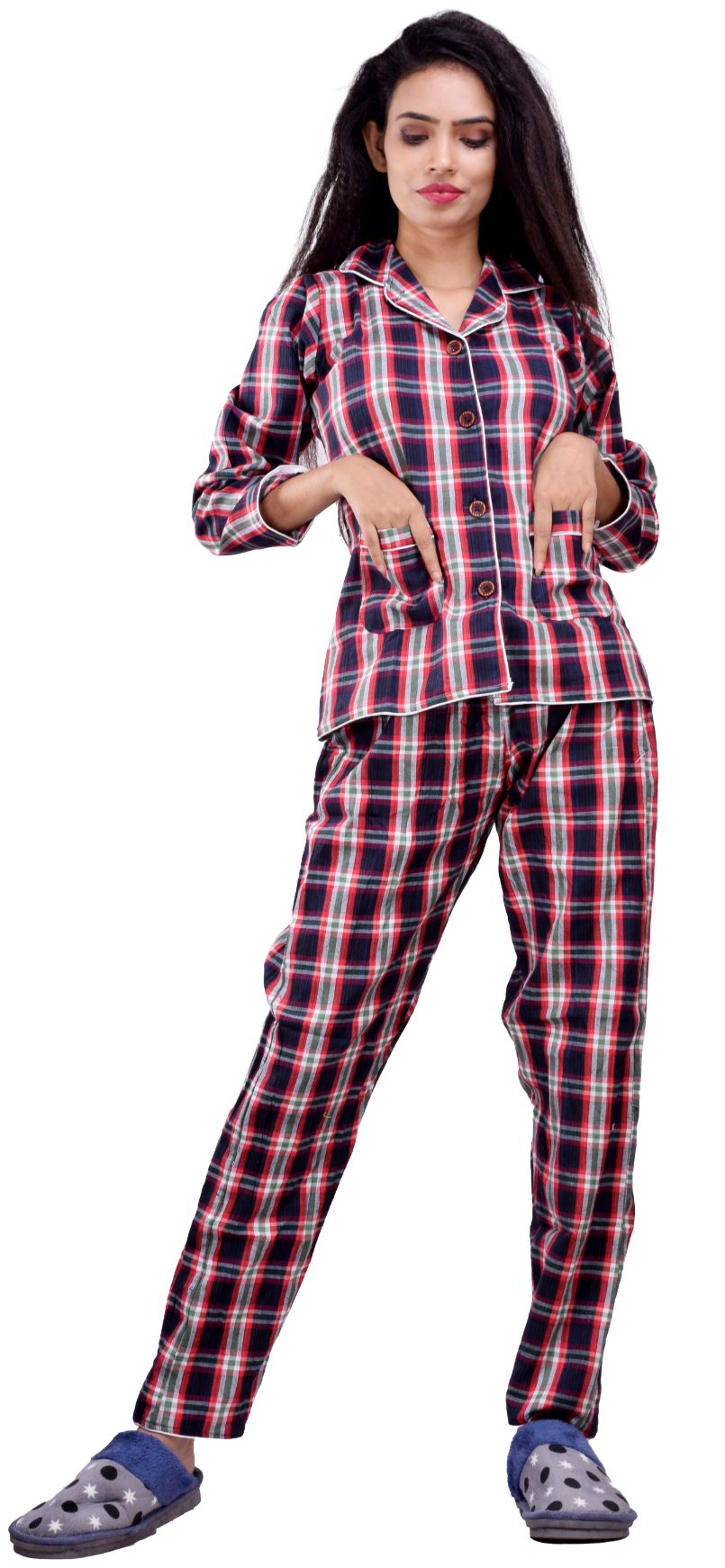 Buy ANESHA Stylish Hooded Woollen Winter Night Suits for Women | Latest  Woollen Tops & Pyjama Night Dresses for Women | Ladies Night Suit Dress Wear  Combo Set (28 Till 32) (Pink) at Amazon.in